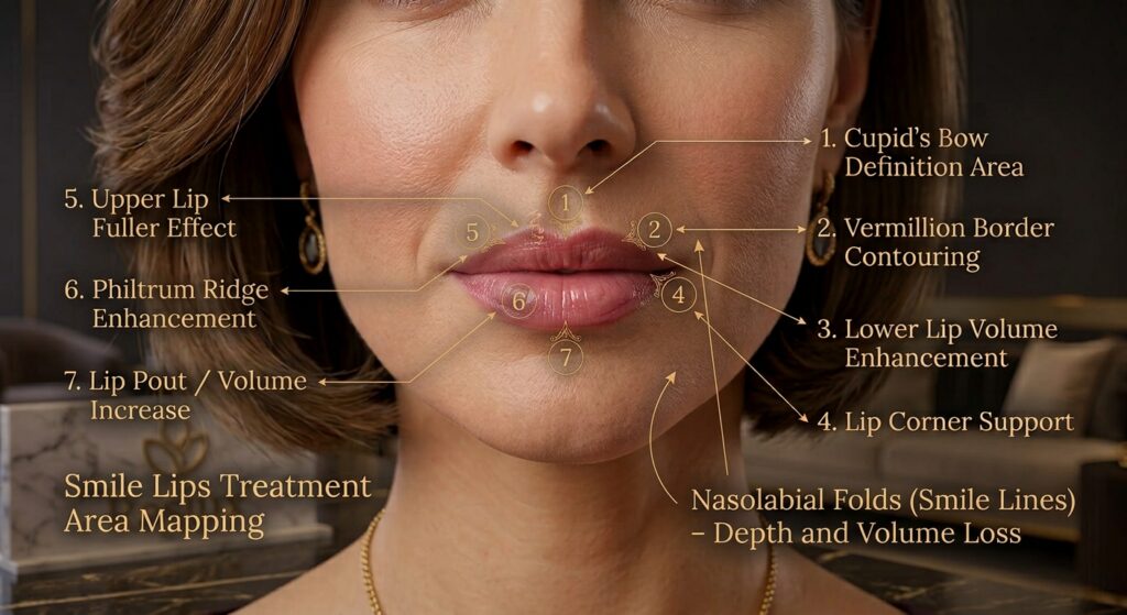 Lip Filler & Smile Lines